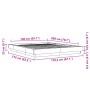 Estructura de cama madera de ingeniería blanca 150x200 cm de vidaXL, Camas y somieres - Ref: Foro24-3281182, Precio: 165,42 €...
