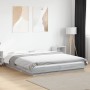 Estructura de cama madera de ingeniería gris Sonoma 160x200 cm de vidaXL, Camas y somieres - Ref: Foro24-3281180, Precio: 168...