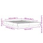 Estructura de cama madera de ingeniería blanca 140x200 cm de vidaXL, Camas y somieres - Ref: Foro24-3281189, Precio: 166,11 €...