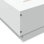 White engineered wood bed frame 120x190 cm by vidaXL, Beds and slatted bases - Ref: Foro24-3281231, Price: 158,70 €, Discount: %