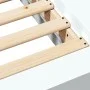 White engineered wood bed frame 120x190 cm by vidaXL, Beds and slatted bases - Ref: Foro24-3281231, Price: 158,70 €, Discount: %