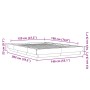 Estructura de cama madera de ingeniería blanca 120x190 cm de vidaXL, Camas y somieres - Ref: Foro24-3281231, Precio: 160,63 €...