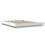 Estructura de cama madera de ingeniería blanca 160x200 cm de vidaXL, Camas y somieres - Ref: Foro24-3281175, Precio: 169,44 €...