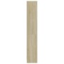 Estantería de 4 niveles contrachapada color roble 80x24x142cm de vidaXL, Librerías y estanterías - Ref: Foro24-800912, Precio...