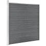Gray WPC garden fence 175x186 cm by vidaXL, fence panels - Ref: Foro24-49069, Price: 316,22 €, Discount: %
