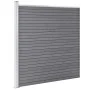 Gray WPC garden fence 175x186 cm by vidaXL, fence panels - Ref: Foro24-49069, Price: 316,22 €, Discount: %
