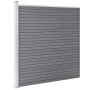 Valla de jardín de WPC gris 175x186 cm de vidaXL, Paneles de vallas - Ref: Foro24-49069, Precio: 395,26 €, Descuento: %