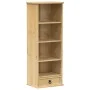 Estantería de CDs Corona madera maciza de pino 40x30x110 cm by vidaXL, Bookcases and shelves - Ref: Foro24-4005683, Price: 86...