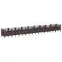 Jardinera con clavijas PP marrón 363,5x43,5x43,5 cm de vidaXL, Maceteros y jardineras - Ref: Foro24-368026, Precio: 95,36 €, ...