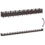 Jardinera con clavijas PP marrón 363,5x43,5x43,5 cm de vidaXL, Maceteros y jardineras - Ref: Foro24-368026, Precio: 95,36 €, ...