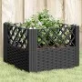Jardinera con clavijas PP negro 43,5x43,5x43,5 cm de vidaXL, Maceteros y jardineras - Ref: Foro24-368007, Precio: 25,76 €, De...