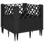 Jardinera con clavijas PP negro 43,5x43,5x43,5 cm de vidaXL, Maceteros y jardineras - Ref: Foro24-368007, Precio: 25,76 €, De...