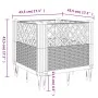 Jardinera con clavijas PP negro 43,5x43,5x43,5 cm de vidaXL, Maceteros y jardineras - Ref: Foro24-368007, Precio: 25,76 €, De...