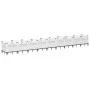 Jardinera con clavijas PP blanco 363,5x43,5x43,5 cm de vidaXL, Maceteros y jardineras - Ref: Foro24-368030, Precio: 99,30 €, ...