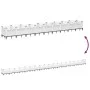 Jardinera con clavijas PP blanco 363,5x43,5x43,5 cm de vidaXL, Maceteros y jardineras - Ref: Foro24-368030, Precio: 99,30 €, ...