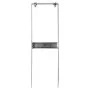 Clavijas de tierras para valla de WPC 2 unidades acero 40 cm de vidaXL, Puntas para anclaje en el suelo - Ref: Foro24-49080, ...