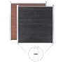 Clavijas de tierras para valla de WPC 2 unidades acero 40 cm de vidaXL, Puntas para anclaje en el suelo - Ref: Foro24-49080, ...