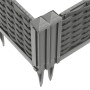 Jardinera con clavijas PP gris claro 125x40x28,5 cm de vidaXL, Maceteros y jardineras - Ref: Foro24-368013, Precio: 47,84 €, ...