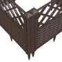 Jardinera con clavijas PP marrón 125x40x28,5 cm by vidaXL, Pots and planters - Ref: Foro24-368011, Price: 46,94 €, Discount: %