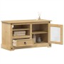 Mueble de TV Corona madera maciza de pino 100x45x58 cm de vidaXL, Muebles TV - Ref: Foro24-4005669, Precio: 165,30 €, Descuen...