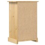 Mesita de noche Corona madera maciza de pino 53x39x84 cm de vidaXL, Mesitas de noche - Ref: Foro24-4005660, Precio: 113,63 €,...
