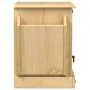 Mesita de noche Corona madera maciza de pino 45x35x47,5 cm de vidaXL, Mesitas de noche - Ref: Foro24-4005657, Precio: 73,76 €...