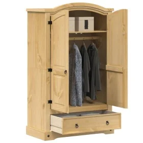 Armario Corona madera maciza de pino 101x52x170 cm de vidaXL, Armarios roperos - Ref: Foro24-4005662, Precio: 363,71 €, Descu...