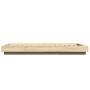 Estructura cama con luces LED madera roble Sonoma 100x200 cm de vidaXL, Camas y somieres - Ref: Foro24-3281114, Precio: 156,3...