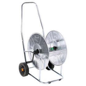 Carrito carrete para manguera de 80 m 3/4" acero de vidaXL, Soporte de manguera de jardín - Ref: Foro24-4005283, Precio: 196,...
