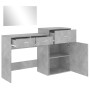 Juego de tocador de 3 piezas madera de ingeniería gris hormigón de vidaXL, Conjuntos de muebles para dormitorios - Ref: Foro2...