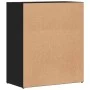 Aparador de madera de ingeniería 2 uds negro 60x31x70 cm de vidaXL, Aparadores - Ref: Foro24-3276540, Precio: 143,47 €, Descu...