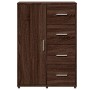 Aparadores 2 uds madera de ingeniería marrón roble 60x31x84 cm de vidaXL, Aparadores - Ref: Foro24-3276594, Precio: 216,75 €,...