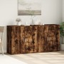 Aparadores 2 uds madera de ingeniería roble ahumado 79x38x80 cm de vidaXL, Aparadores - Ref: Foro24-3276606, Precio: 160,17 €...