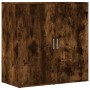 Aparadores 2 uds madera de ingeniería roble ahumado 79x38x80 cm de vidaXL, Aparadores - Ref: Foro24-3276606, Precio: 160,17 €...