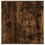 Aparadores 2 uds madera de ingeniería roble ahumado 79x38x80 cm de vidaXL, Aparadores - Ref: Foro24-3276606, Precio: 160,17 €...