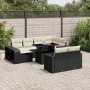 Set de sofás de jardín 11 pzas y cojines ratán sintético negro by vidaXL, Garden sets - Ref: Foro24-3276502, Price: 630,34 €,...