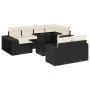 Set de sofás de jardín 11 pzas y cojines ratán sintético negro by vidaXL, Garden sets - Ref: Foro24-3276502, Price: 630,34 €,...
