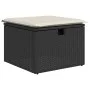 Set de sofás de jardín 11 pzas y cojines ratán sintético negro by vidaXL, Garden sets - Ref: Foro24-3276502, Price: 630,34 €,...