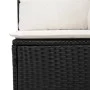 Set de sofás de jardín 11 pzas y cojines ratán sintético negro by vidaXL, Garden sets - Ref: Foro24-3276502, Price: 630,34 €,...