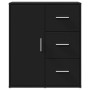 Aparador de madera de ingeniería 2 uds negro 60x31x70 cm de vidaXL, Aparadores - Ref: Foro24-3276554, Precio: 167,63 €, Descu...