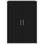 Aparadores 2 unidades madera de ingeniería negro 60x31x84 cm de vidaXL, Aparadores - Ref: Foro24-3276568, Precio: 155,59 €, D...