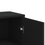 Aparadores 2 unidades madera de ingeniería negro 60x31x84 cm de vidaXL, Aparadores - Ref: Foro24-3276568, Precio: 155,59 €, D...