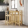 Set de bar 5 piezas madera maciza de pino de vidaXL, muebles para cocinas y comedores - Ref: Foro24-3217069, Precio: 275,59 €...