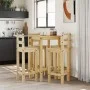 Set de bar 5 piezas madera maciza de pino de vidaXL, muebles para cocinas y comedores - Ref: Foro24-3217069, Precio: 271,15 €...