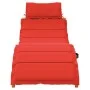 Liegestühle mit Kissen, 2 Stück Massivholz Akazie Rot von vidaXL, Liegen - Ref: Foro24-3214837, Preis: 331,16 €, Rabatt: %