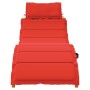 Tumbonas con cojines 2 uds madera maciza de acacia rojo de vidaXL, Tumbonas - Ref: Foro24-3214837, Precio: 333,81 €, Descuent...
