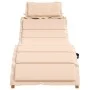 Liegestühle mit Kissen, 2 Stück Massivholz Akazie beige von vidaXL, Liegen - Ref: Foro24-3214835, Preis: 323,92 €, Rabatt: %