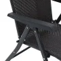 Sillas de jardín plegables 8 uds ratán sintético negro café de vidaXL, Sillas de jardín - Ref: Foro24-3270612, Precio: 504,22...