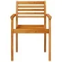 Sillas de jardín 4 uds madera maciza de acacia 59x55x85 cm de vidaXL, Sillas de jardín - Ref: Foro24-3216303, Precio: 239,24 ...
