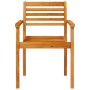Sillas de jardín 4 uds madera maciza de acacia 59x55x85 cm de vidaXL, Sillas de jardín - Ref: Foro24-3216303, Precio: 243,68 ...